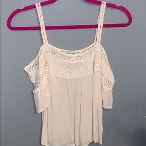 Off the shoulder AEO blouse